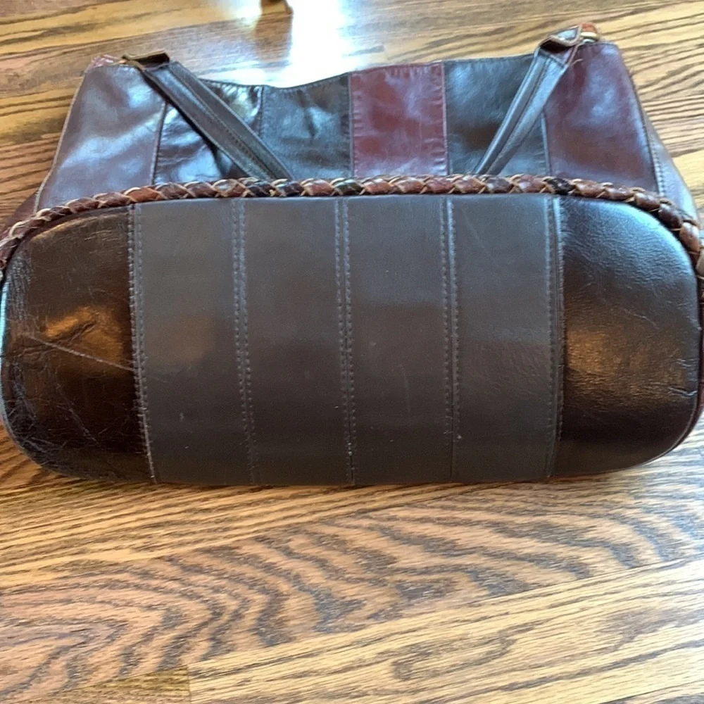 Ameri Leather vintage multi colored leather purse